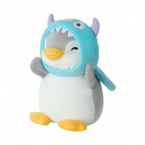 Плюшена играчка, пингвин с шапка на чудовище