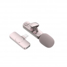 Мини безжичен микрофон за телефони Модел: SW-MCW03 (розов)