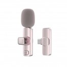 Мини безжичен микрофон за телефони Модел: SW-MCW03 (розов)