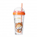 Mini Family Бутилка със сламка, 420 ml, Pickle