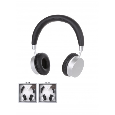 Bluetooth слушалки, черно и сребристо