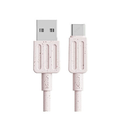 USB-C кабел, розов