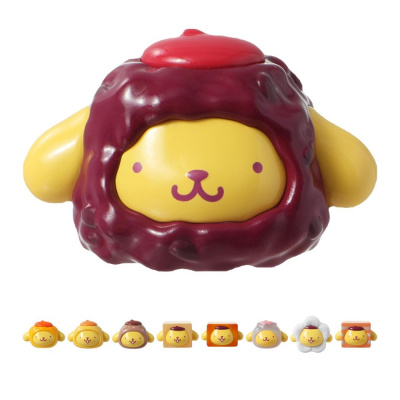 SANRIO Малка фигурка-изненада, Pompompurin 