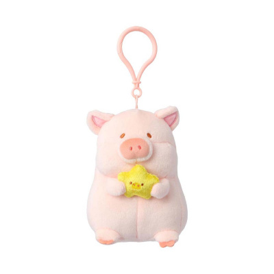 LuLu the Piggy Плюшен медальон, държащ звезда