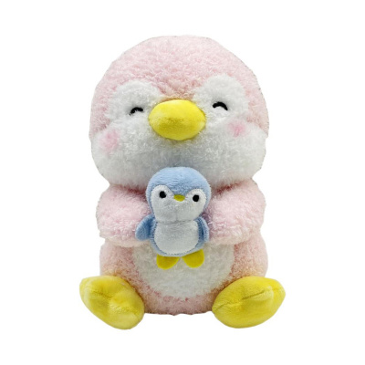 Mini Family Плюшена играчка, пингвин майка с бебе