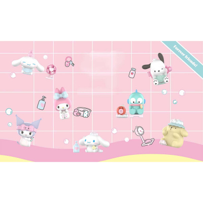 SANRIO Фигурка - изненада, Hello Kitty, Bathing Time