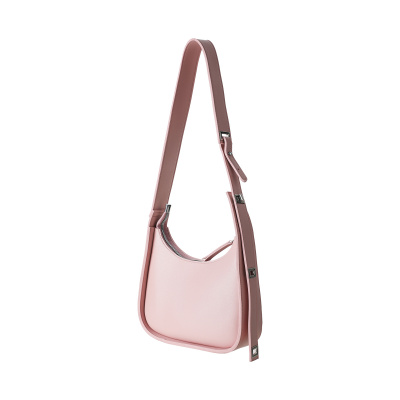 Чанта за рамо с регулируема дръжка, розова