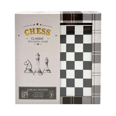 Дървен шах, 32 части