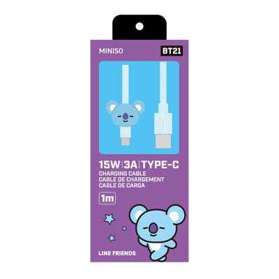 BT21 Кабел за бързо зареждане, Type-C, KOYA