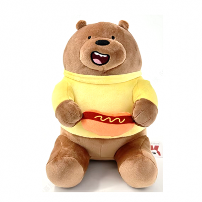 WE BARE BEARS Плюшена играчка, Grizz