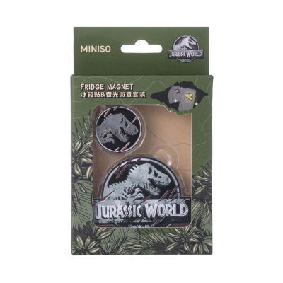 Jurassic World Комплект магнит за хладилник и значки