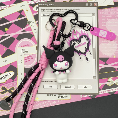 Sanrio Ключодържател Kuromi, Magic Party