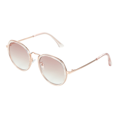 Слънчеви очила с прозрачна рамка, розови