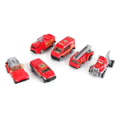 Комплект колички, 3 бр., пожарникарски камион
