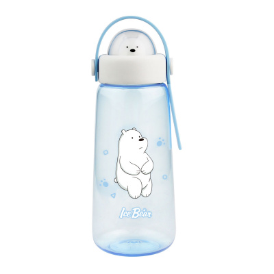 We Bare Bears Пластмасова бутилка, 600 мл., Ice Bear