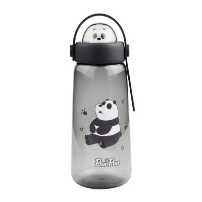 We Bare Bears Пластмасова бутилка за вода, 600 мл, Panda