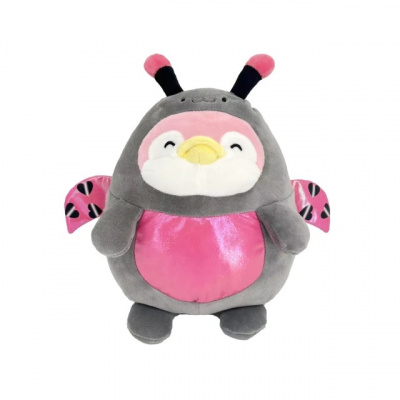 Mini Family Плюшена играчка, пингвин с костюм на калинка
