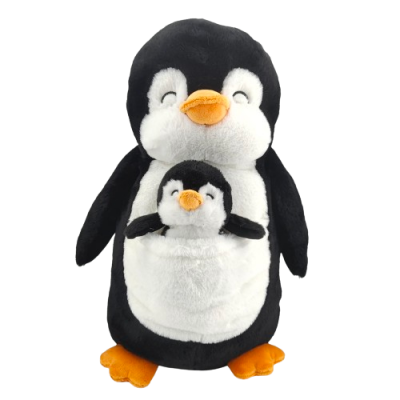 Плюшена играчка, двойка пингвини