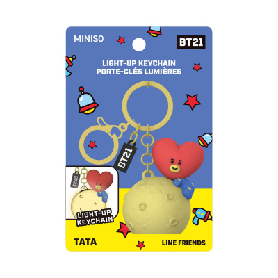 BT21 Светещ ключодържател, TATA