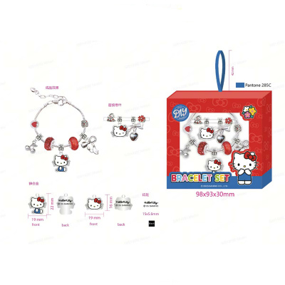 SANRIO Комплект гривна с мъниста, Hello Kitty Magic Party Collection