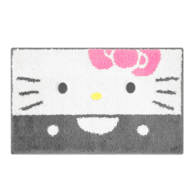 SANRIO Постелка за под, Hello Kitty, сива