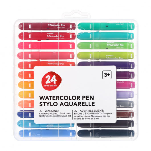 Акварелен маркер, 24 цвята