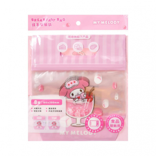Sanrio Затварящи се чанти с дръжки, 8 бр.