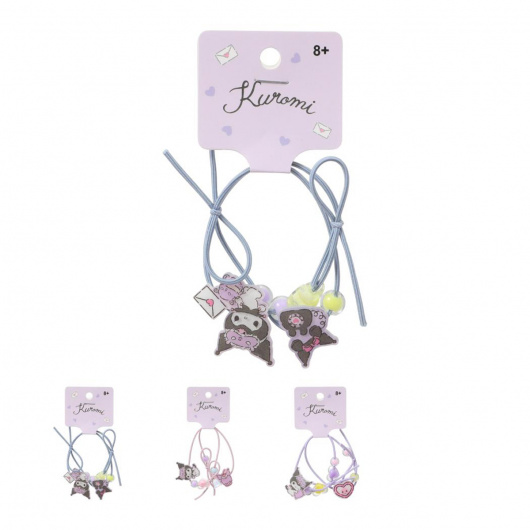 SANRIO Ластици за коса, Kuromi (2 бр.)