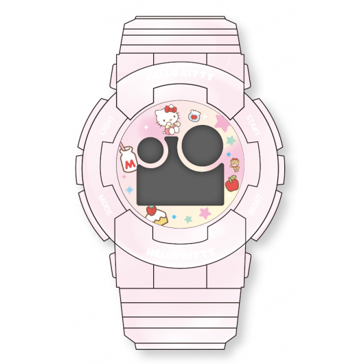 SANRIO Смарт фитнес часовник, Hello Kitty