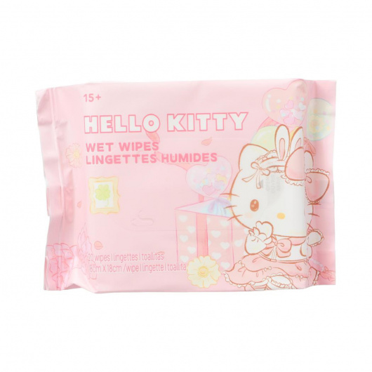 SANRIO Мокри кърпички, Hello Kitty - 20 бр,/оп.