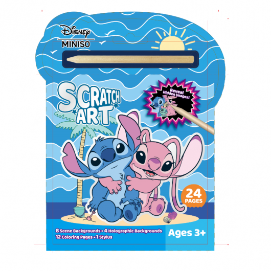 Disney Книжка за издраскване, Stitch 