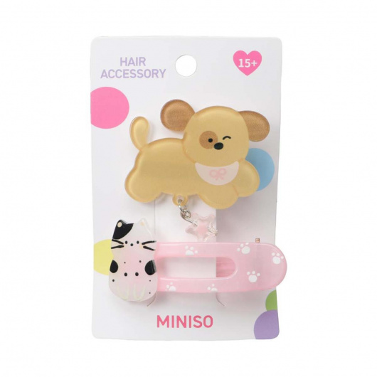 Фиби за коса (2 бр.),Fun Animal Series, розова
