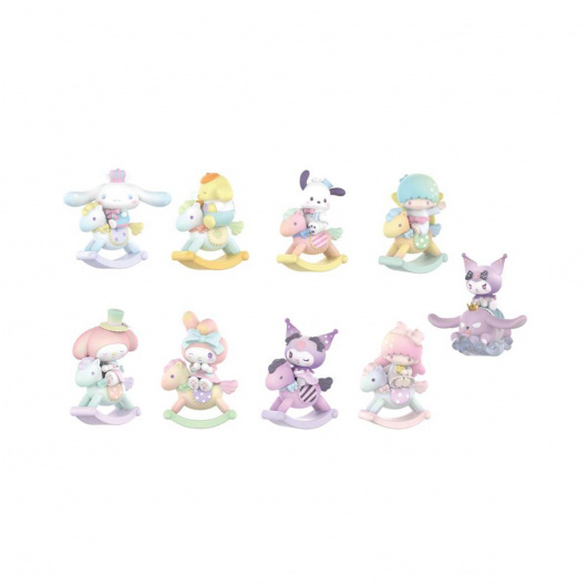 SANRIO Фигурка - изненада, Hello Kitty, Childlike Heart Rocking Horse Collection