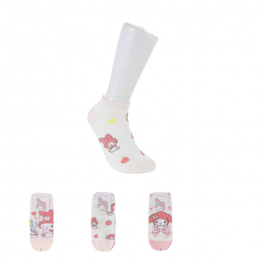 SANRIO Дамски чорапи до глезена My Melody (2 чифта)