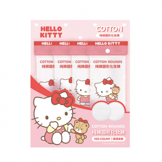Sanrio Памучни тампони Hello Kitty (100 броя)