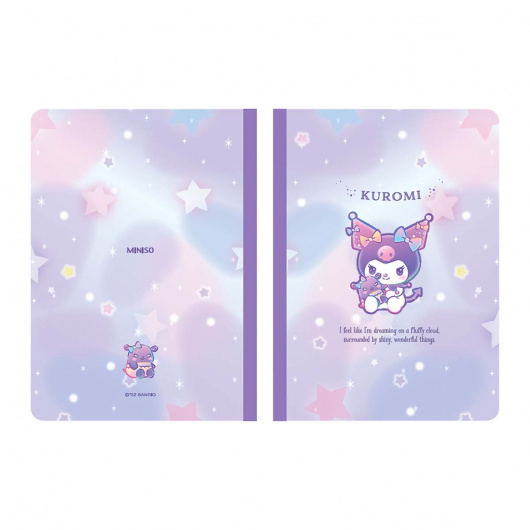 SANRIO A6 Тетрадка (32 листа * 2 бр.),Kuromi 