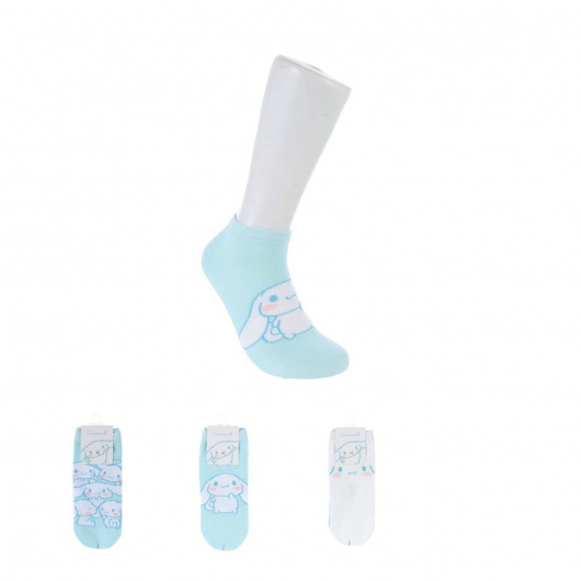 SANRIO Дамски чорапи до глезена Cinnamoroll (2 чифта)