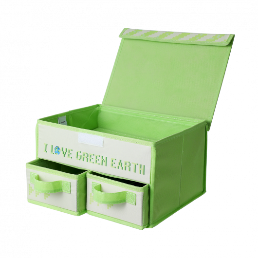 Органайзер с чекмеджета, зелен
