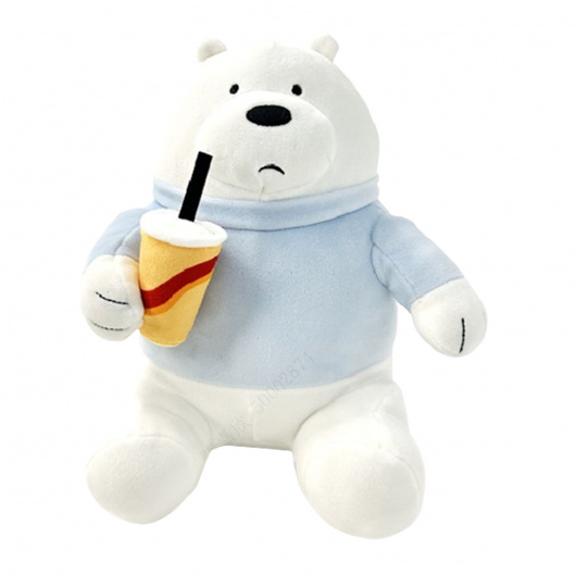 WE BARE BEARS Плюшена играчка, Ice Bear