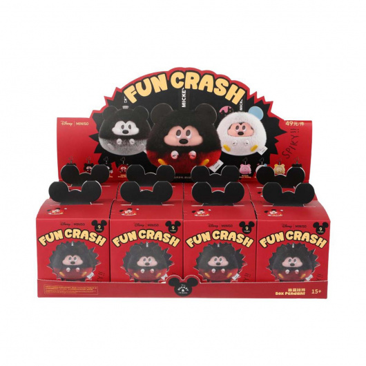 Disney Mickey & Friends Mickey & Friends Кутия - изненада, Плюшена висулка Mickey's Fun Crash Collection