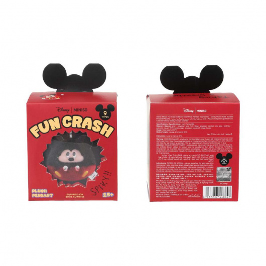 Disney Mickey & Friends Mickey & Friends Кутия - изненада, Плюшена висулка Mickey's Fun Crash Collection