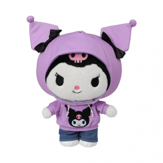 Sanrio Плюшена играчка Kuromi, 28 см