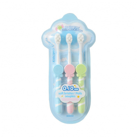 Детски четки за зъби Lollipop (3 бр.)