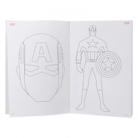 MARVEL Книжка за оцветяване, А4