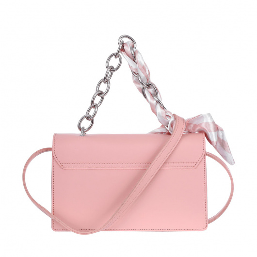 Чанта през рамо, розова