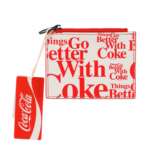 Coca-Cola Калъф за карти, бял