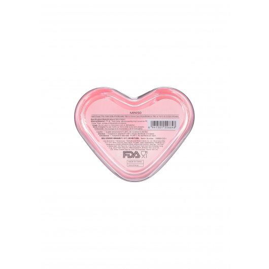 Бутилка с форма на сърце, 500 ml., розова