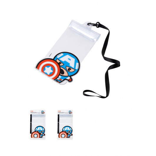 MARVEL Водозащитен калъф за телефон, Captain America