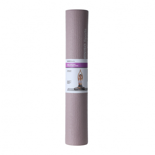 MINISO Sports Постелка за йога, 5 мм, лилава