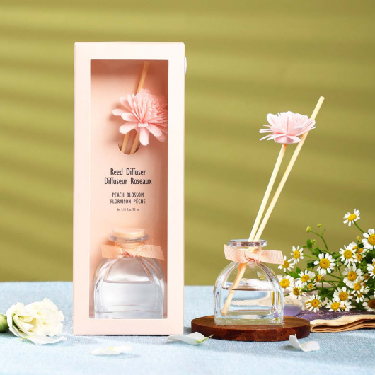 Дифузер с пръчици (Peach Blossom, 35 мл)